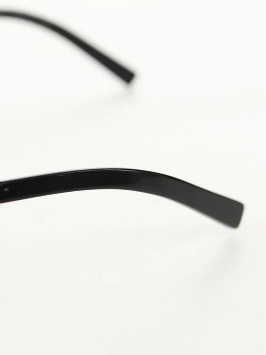 PRADA Sunglasses metal Black SPR511 Auth main image 10